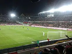 Stadion zevnitř s tehdejším názvem Generali Arena (listopad 2013)