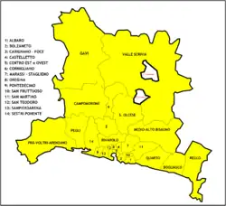 Arcidiecéze janovská na mapě