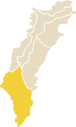 Poloha Diviacké pahorkatiny v geomorfologickém celku Turčianska kotlina