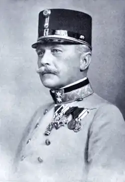 Georg von Lehmann jako polní podmaršál (1913)