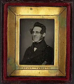 George Thompson, daguerrotypie v rámečku 9 × 8 cm, 1841