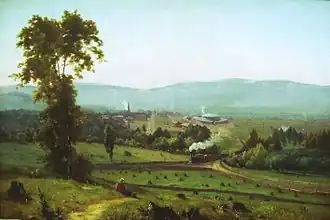 G. Inness: Scranton roku 1855