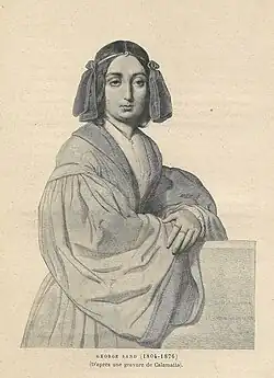 George Sand, gravure