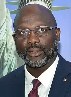 George Weah (8. května 2019)