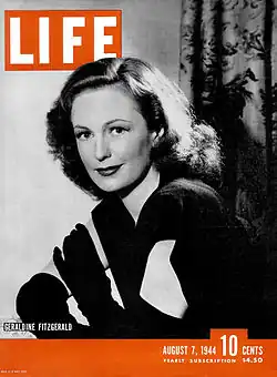 Geraldine Fitzgerald, vydání srpen 1944