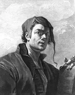 Portrét umělce Gerard van Honthorst od Cosima Mogalli