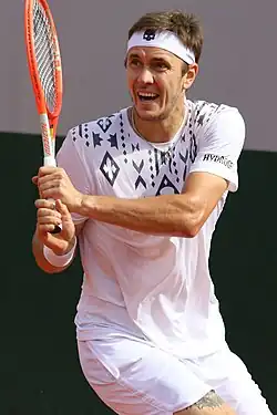 Jegor Gerasimov v kvalifikaci French Open 2022