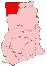 Diecéze Wa na mapě