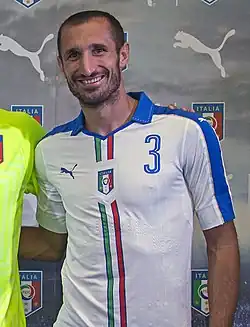 Itálie Giorgio Chiellini