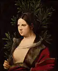 Giorgione: Portrét mladé ženy (Laura)