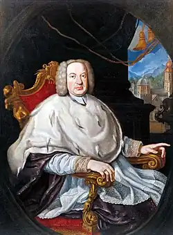 Kníže-biskup Dominik Antonín z Thunu (obraz Giovanni Battista Rensi, před rokem 1776)