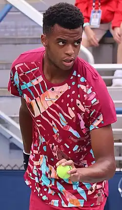 Mpetshi Perricard v kvalifikaci US Open 2023