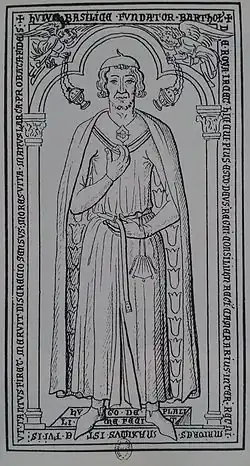 Bartolomějův náhrobek z kláštera Joyenval