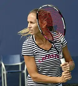 Gisela Dulková ve čtyřhře