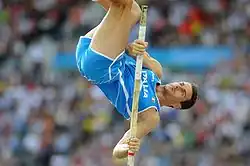 Giuseppe Gibilisco během MS 2009 v Berlíně