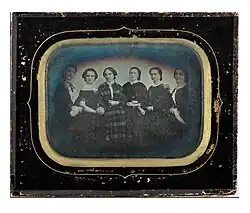 Hostující herečky Norského divadla v Trondheimu, 1854