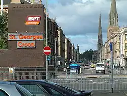 St. George's Cross a ulice Great Western Road