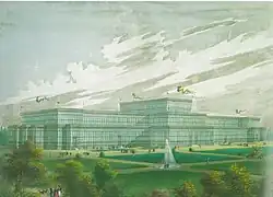 Glaspalast / Skleněný palác v Mnichově