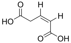 Strukturní vzorec cis izomeru