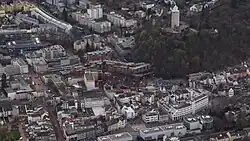 Letecký pohled na centrum