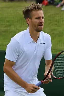 Peter Gojowczyk ve Wimbledonu 2016