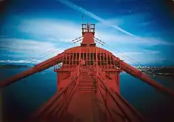 Golden Gate Bridge z Jižní věže