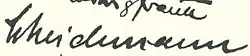 Philipp Scheidemann, podpis