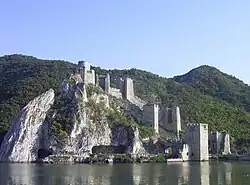 Středověký hrad Golubac ze 14. století