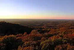 Severní část Highland Rim, Tennessee