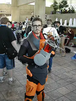 Cosplay postavy Gordona Freemana