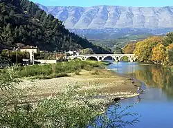 Most Gorica bridge přes řeku Osum