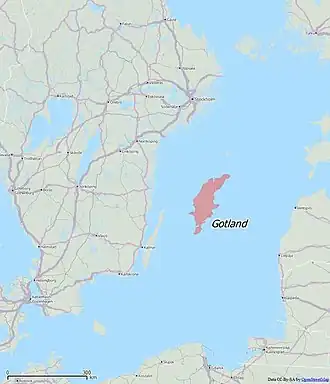 Poloha obce v kraji Norrbotten