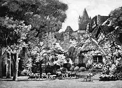 Gounod - Faust - Setting for garden scene at Paris Opéra - Paul Boyer & Bert - The Victrola book of the opera