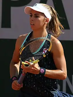 Julia Grabherová v kvalifikaci French Open 2022