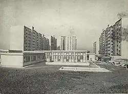 Panelové sídliště (Lublaň-Šiška) v roce 1969.