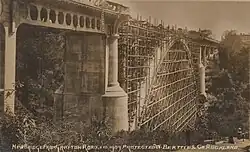 Graftonský most během výstavby (před rokem 1909)