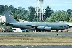 Tankovací letoun Boeing KC-135 Stratotanker na základně Grand Forks