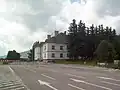 Budova u hraničního přehodu