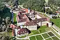 Letecký pohled na klášter