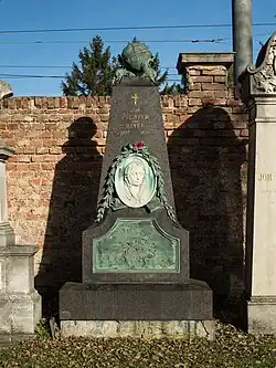 Náhrobek na vídeňském hřbitově