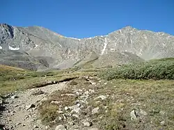 Torreys Peak vpravo