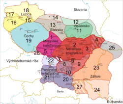 Údělné knížectví Moravské ve Velkomoravské říši