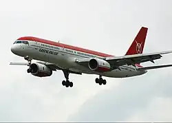 Letoun Boeing 757-200 s nápisem Air Greenland.