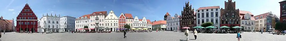 Greifswald, náměstí