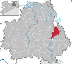 Großdubrau na mapě