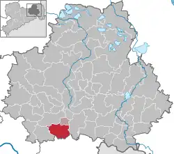 Großharthau na mapě