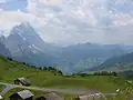 Pohled na Eiger a Grindelwaldtal