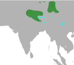 Areál rozšíření