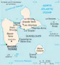 Mapa Guadeloupe