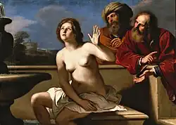 Zuzana a starci (Suzanna and The Elders Parma), 1617